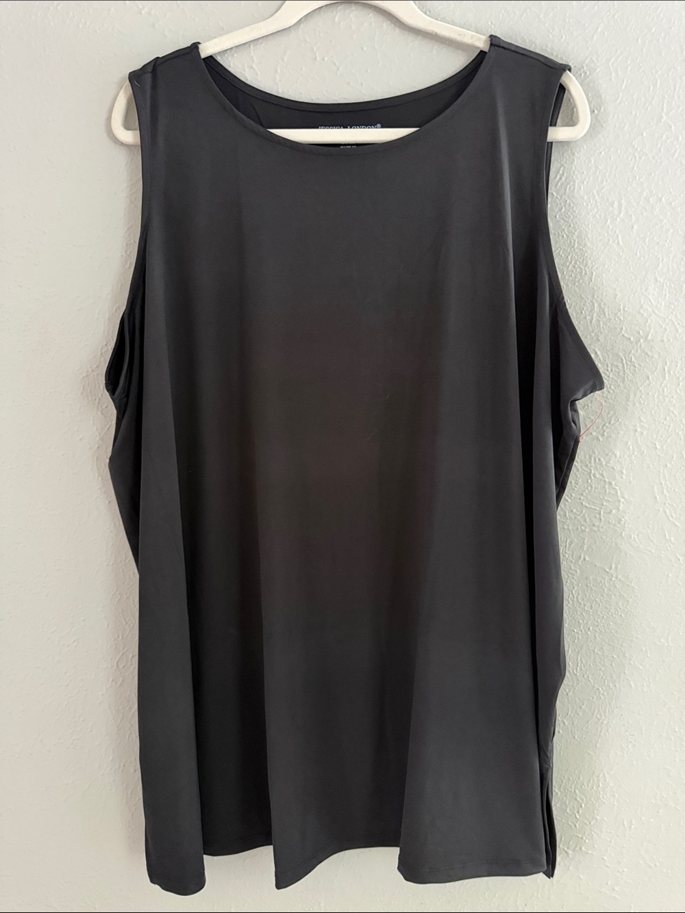 Jessica London Black Sleeveless Tank Top